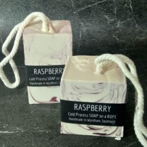 Raspberry Soap on a Rope